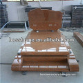 High quality french style monuments , red granite headstones for sale